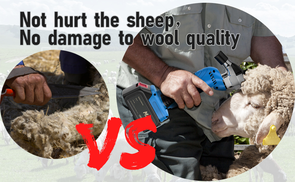 ARTCYL 500W Cordless Sheep Shears, 21V Rechargeable