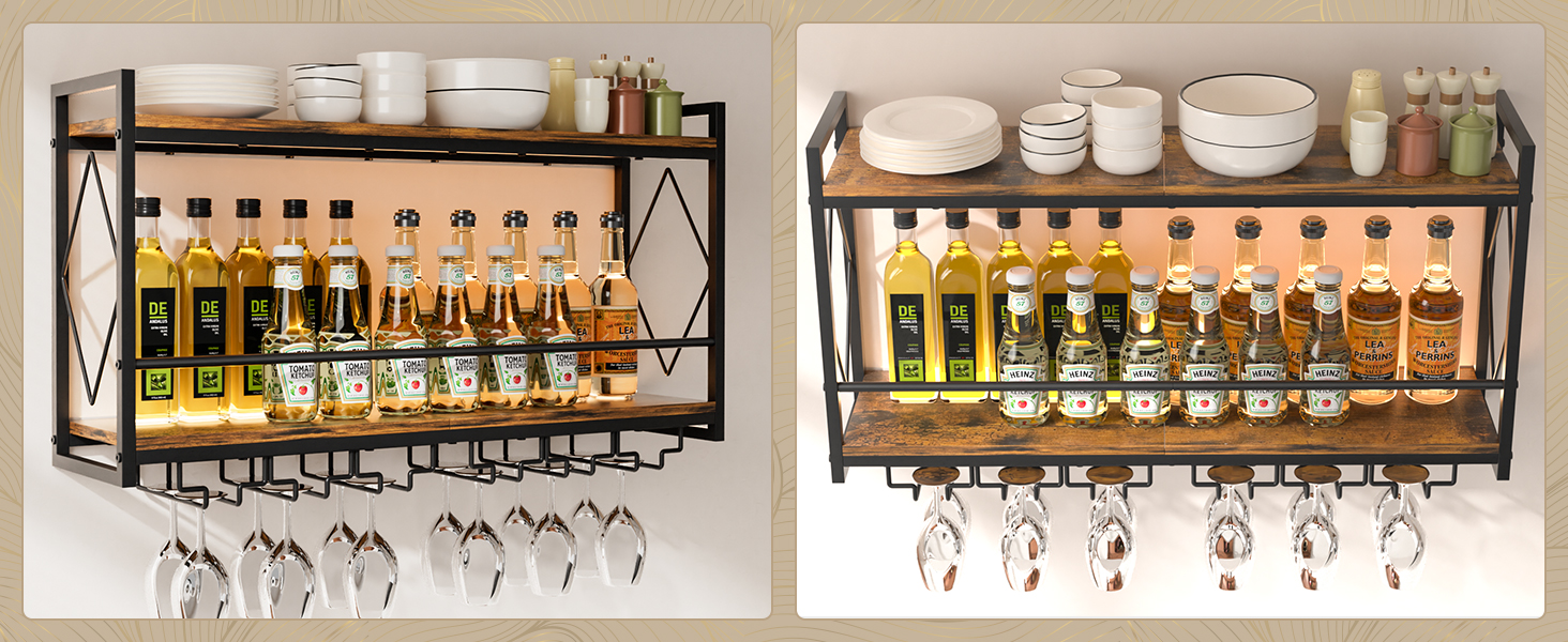 Wall Mounted Wine Rack