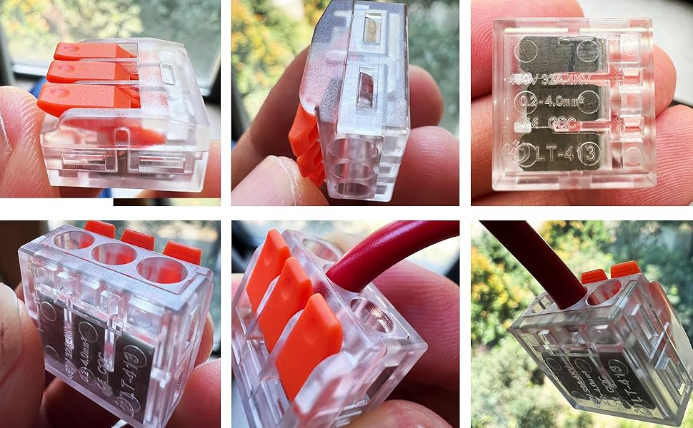 GAJING 75 Pcs Lever Wire Connector Assortment Kit,DIY Wire Connectors