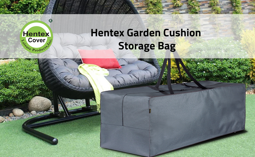 Hentex Garden Cushion Storage Bag Waterproof outdoor Furniture Cushion