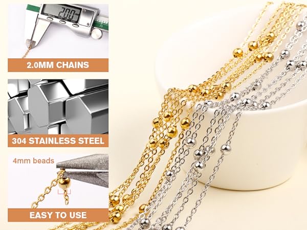 Satellite Bead Chains