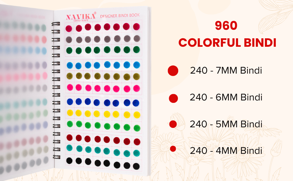 bindi booklet; kumkum sticker; multicolor bindi; sticker bindi; forehead sticker; bindi for women;