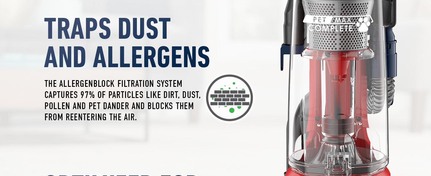 Hoover MAXLife Pet Max Complete, Bagless Upright Vacuum