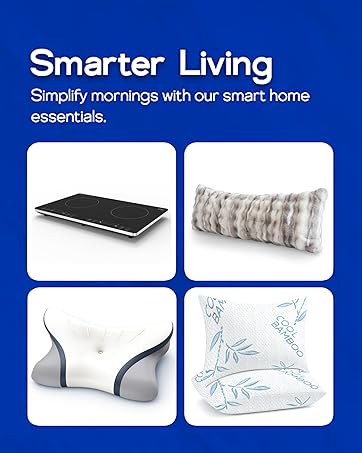 Start fresh with smart alarm clocks, automated trash cans, and effortless home organization.