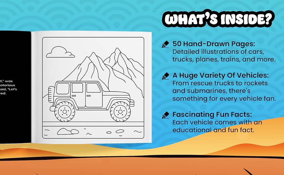 Epic Vehicles Coloring Book The Ultimate Collection of Cars, Trucks