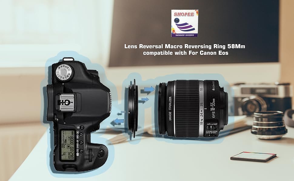 Buy SHOPEE Lens Reversal Macro Reversing Ring 58Mm Compatible with for