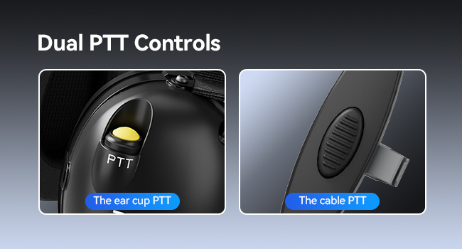 Dual PTT Controls