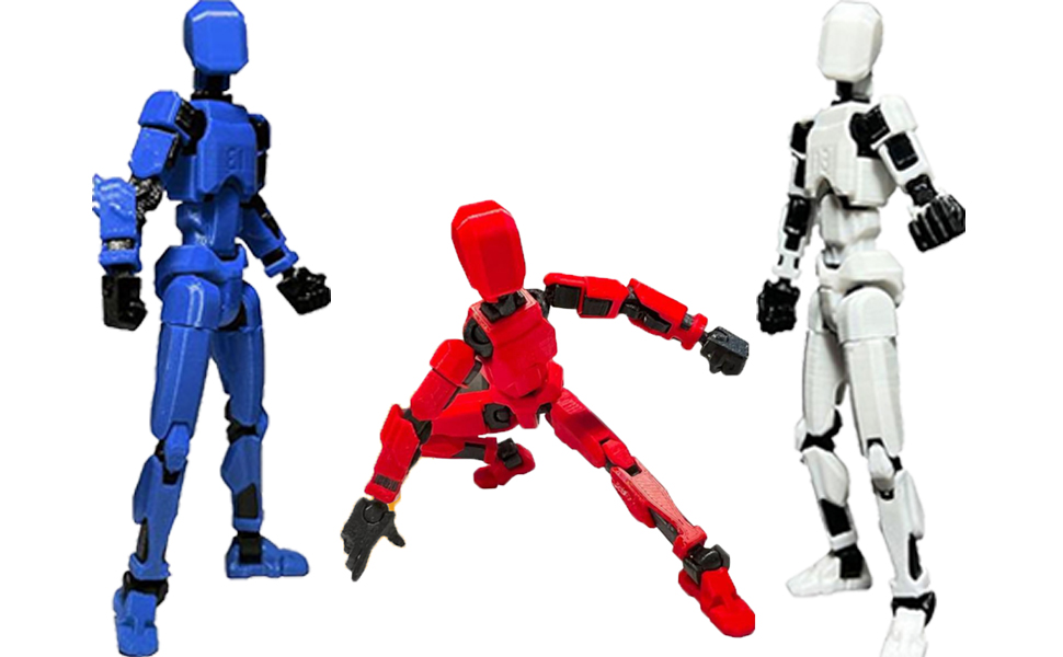 Titan 13 Action Figure, T13 Action Figure, 3D Printed Multi