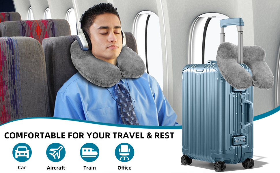 Oreiller de Voyage Gonflable