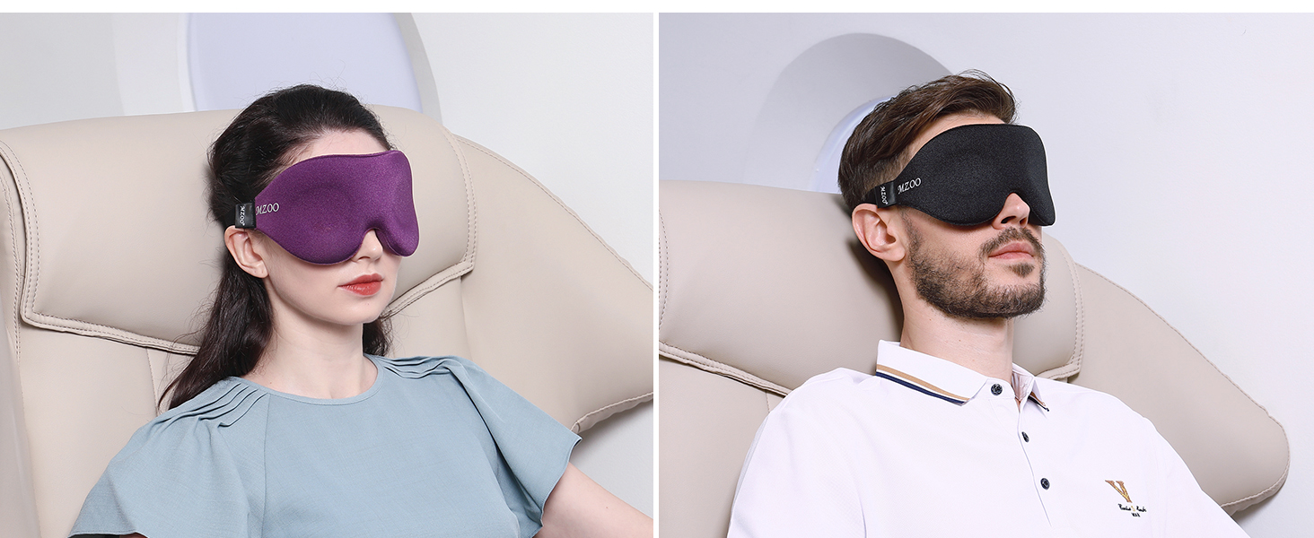 Lightweight 3D Contoured eye mask 