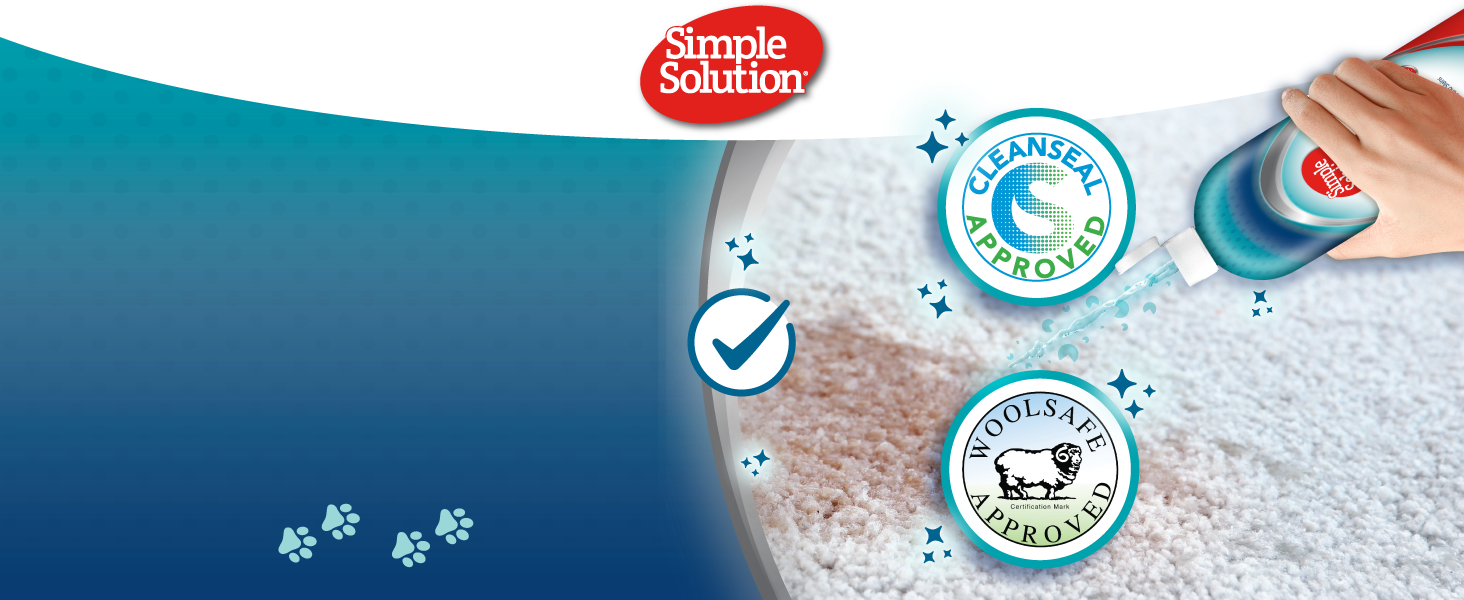 Simple Solution Dog Stain and Odour Remover, Enzymatic Cleaner with Pro