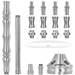 Shisha aus V2A-Edelstahl.