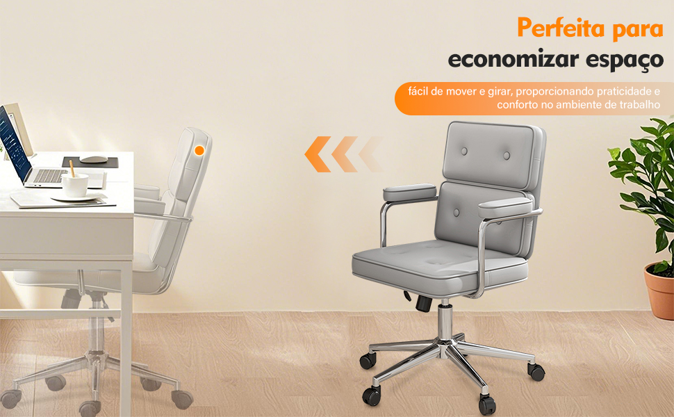 Cadeira de Escritório Compacta