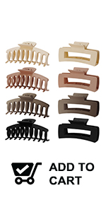 8 pcs claw clips
