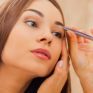 eyebrow tweezers steel