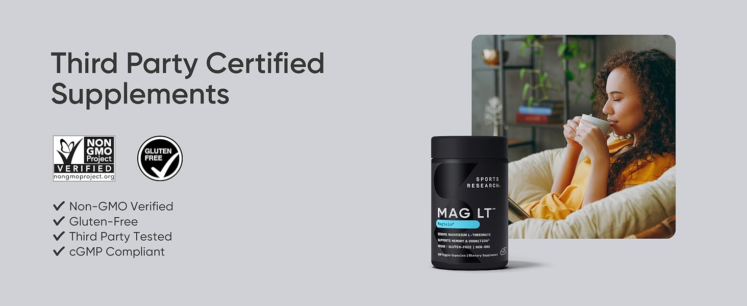 sr magnesium l threonate supplement l-threonate magtein focus neuro brain memory sleep mood support