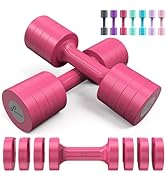 Adjustable Dumbbells Hand Weights Set: Sportneer 5 lb Dumbbell Set of 2 Each 2lb 3lb 4lb 5lb Free...