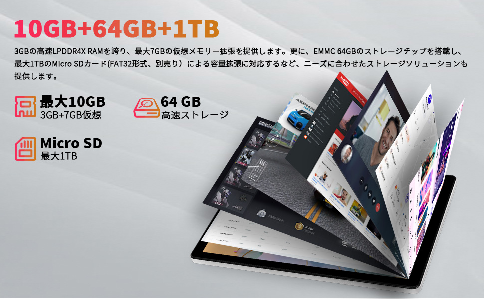 アンドロイドタブレット 14 10.4インチ 10GB RAM 64GB ROM Amazon.co.jp: 【Android14タブレット】COLORROOM C30