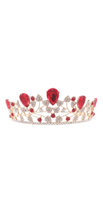 red tiara crown