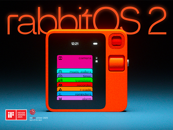 Rabbit R1 ポータブルAIアシスタント Amazon.com: Rabbit r1 AI Voice-Activated Gadget with