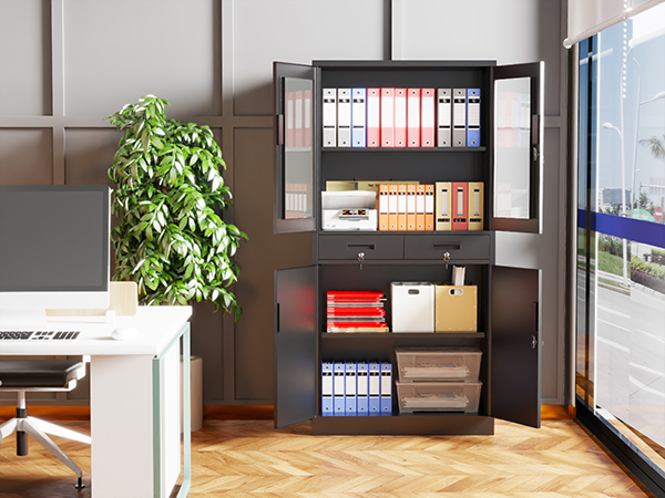 Amazon.co.jp: GangMeiスチール書庫 スチールキャビネット 強化