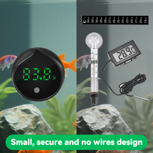 temperature gauge reptile thermometer fish tank thermometer digital live fish for aquarium