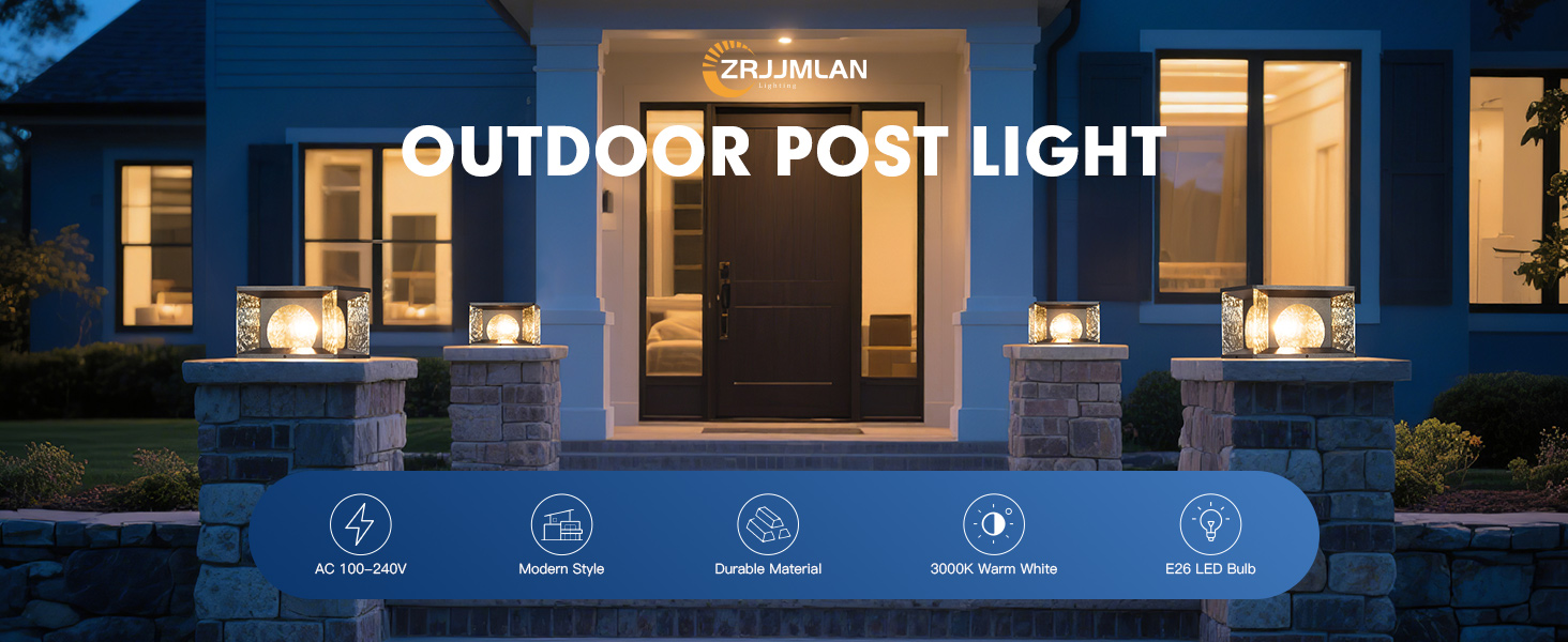fence post lights