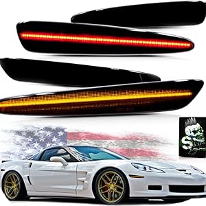 SLK-Lights LED Side Marker Lights for Chevrolet C6 Corvette