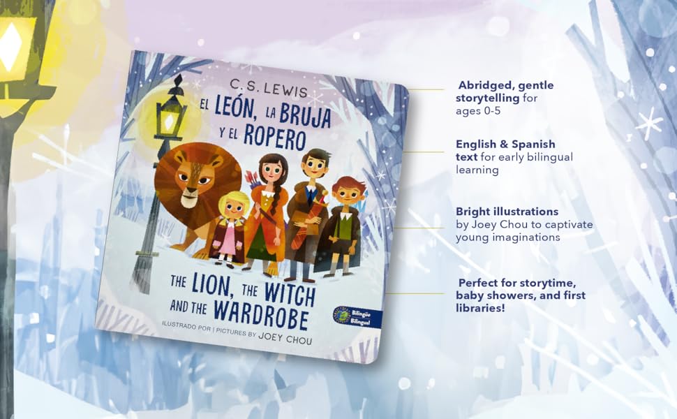 The Lion, the Witch, and the Wardrobe Bilingual Board Book