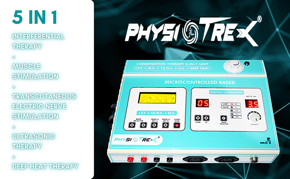 Physiotrex combo 5 in 1 physiotherapy machine