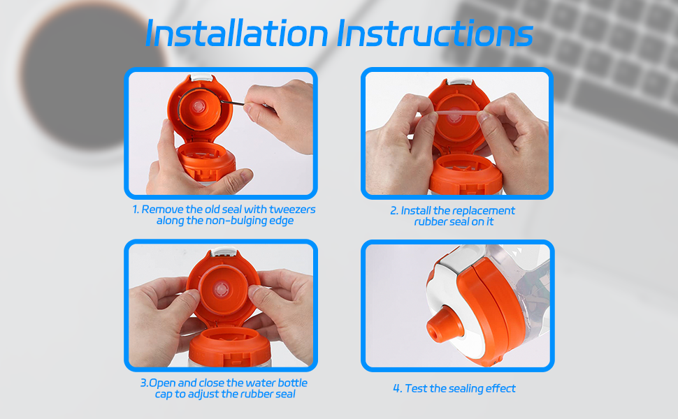 Replacement Gasket Compatible with Gatorade Water Bottle (8