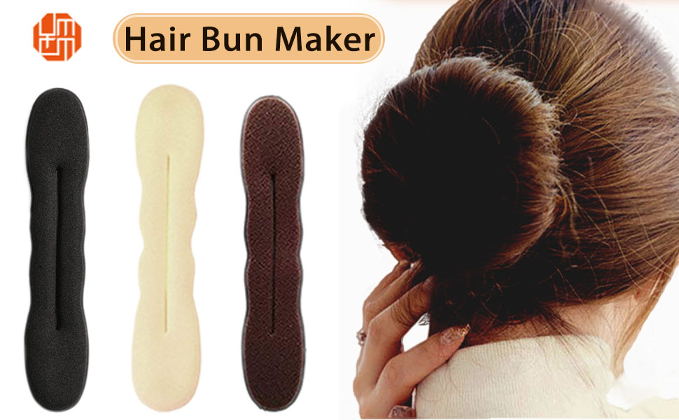 Hair Bun Maker 8 Pcs Bun Maker for Hair Kids Foam Sponge