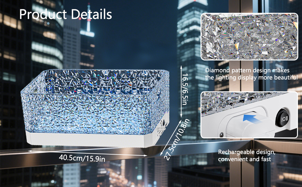 led ice bucket for party