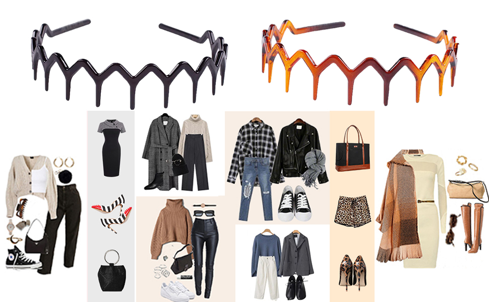 black,brown.also is a good gifts for couples and suitable for most hair types and everyday looks