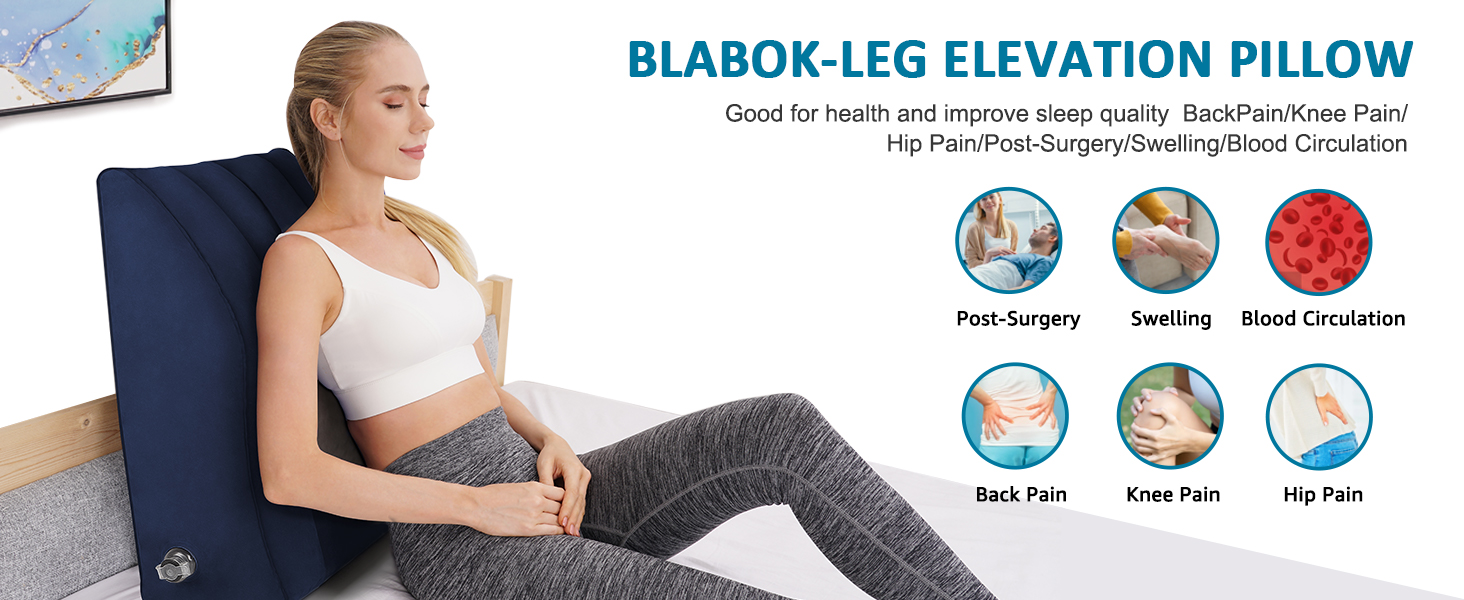 BLABOK Blue Leg Elevation Pillow, Youth Large / 1113 Amazon.ca Home