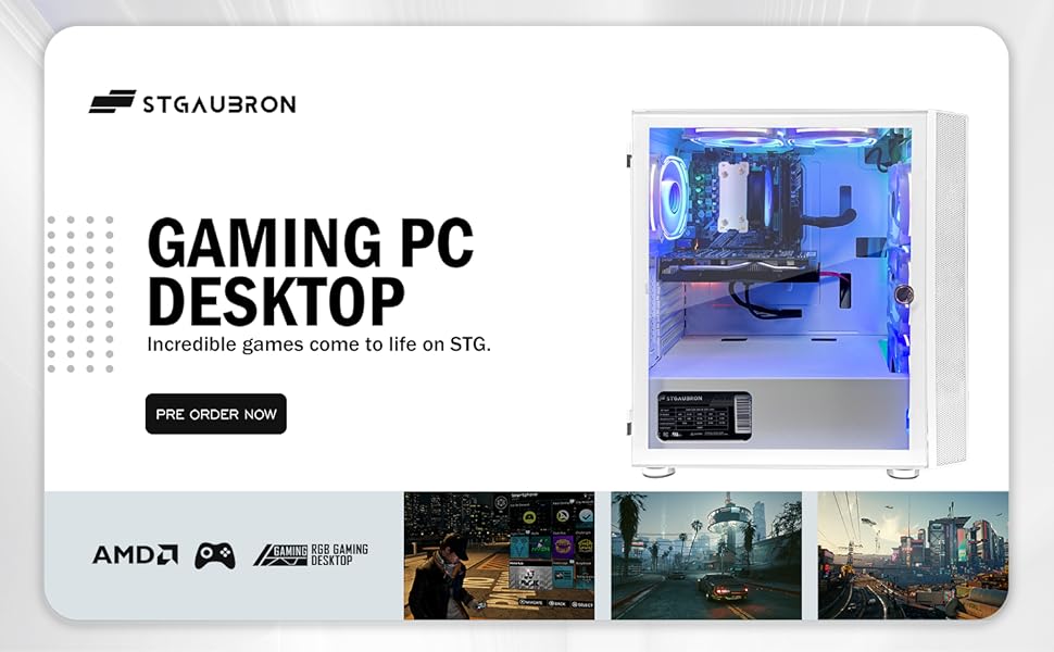 悠くん様PC/Ryzen5 5500/16G/RTX2060Super Amazon.com: STGAubron Gaming PC Computer Desktop, AMD Ryzen
