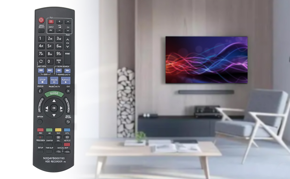 ALLIMITY N2QAYB000780 Remote Control Replacement for Panasonic HDD