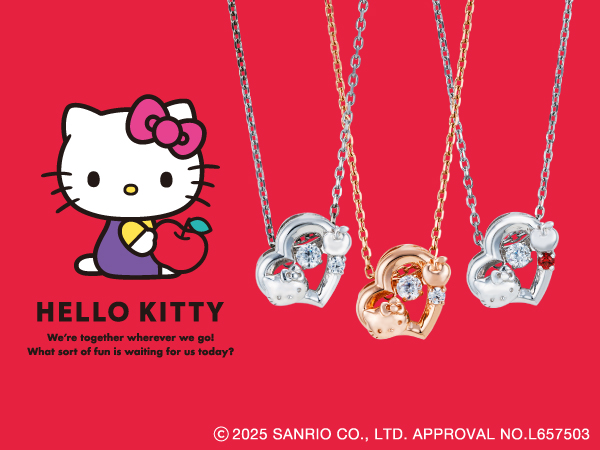 希少‼️カメオキティ ケース入りラインストーンリング＆ネックレスセット 箱あり 希少‼️カメオキティ ケース入りラインストーンリング