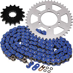 Amazon.com: Caltric O-Ring Blue Drive Chain & Sprockets Kit