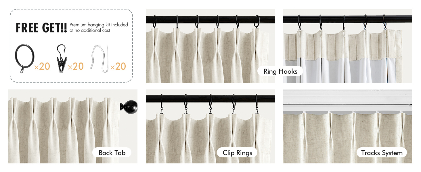 curtains with hooks