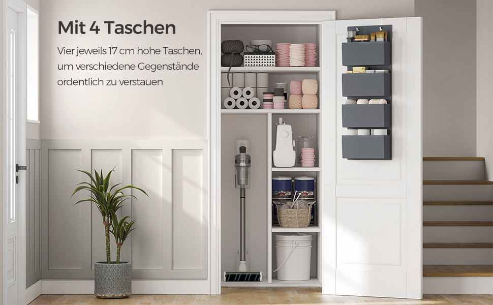 Hanging organizer with pockets,