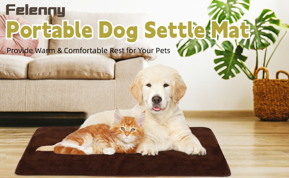 dog settle mat portable dog travel mat