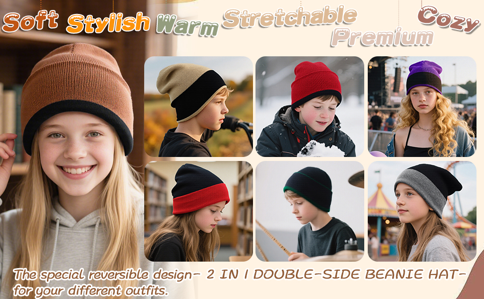 the special reversible design for your different outfits