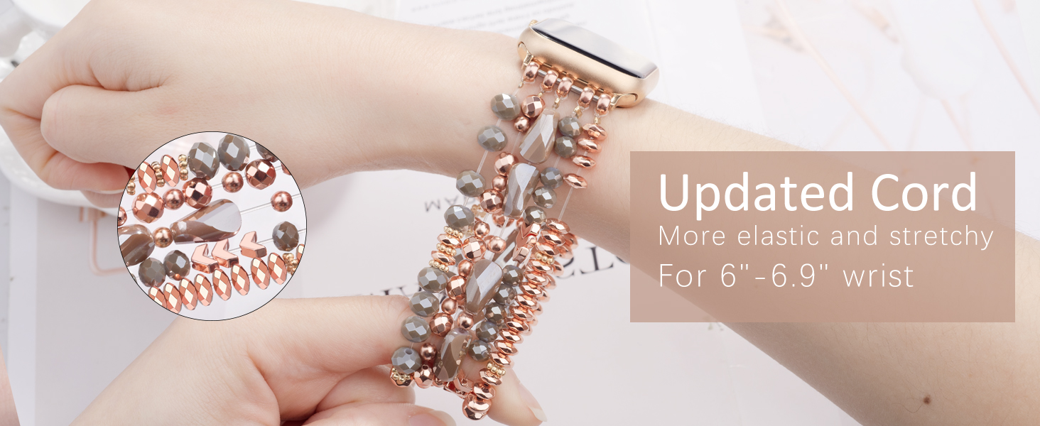 Beaded Apple Watch Band