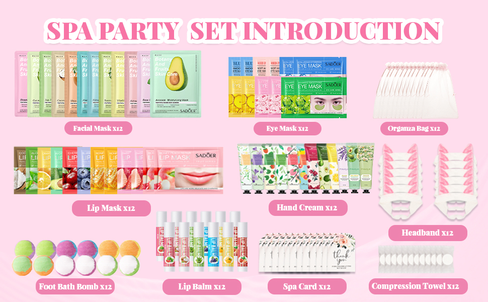 120 PCS Spa Gifts for Women