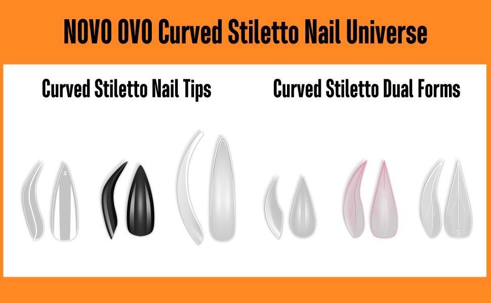 Curved Stiletto Nail Universe