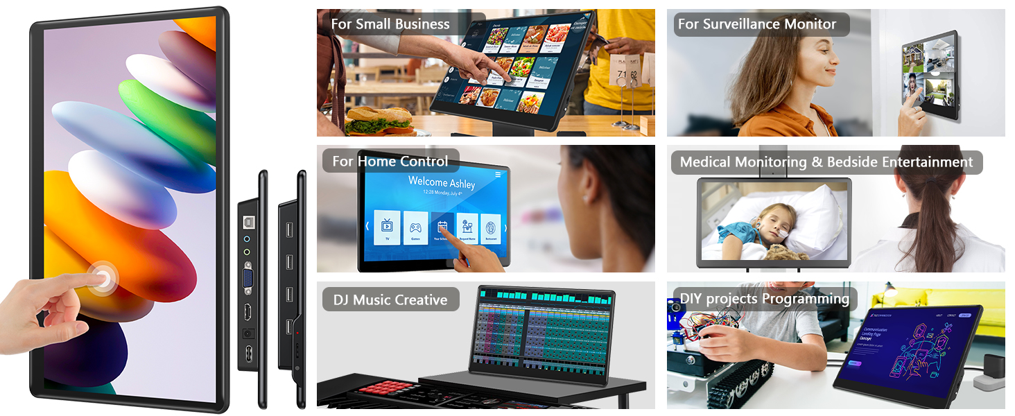 13.3" Touchscreen Monitor