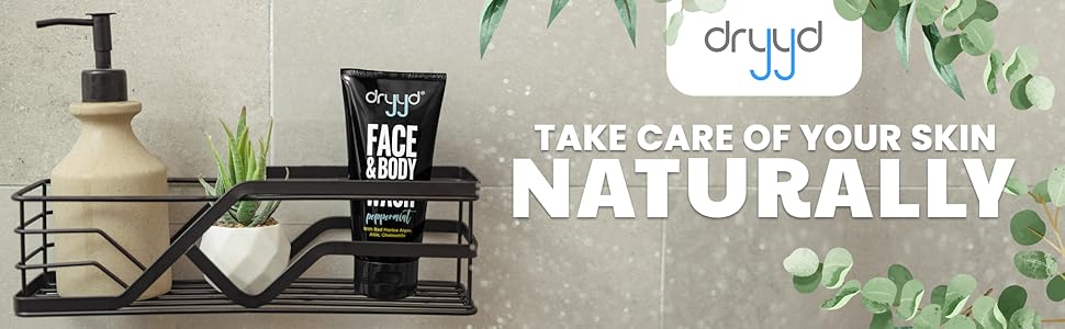 face body wash peppermint red marine algae men women soap gentle natural vegan