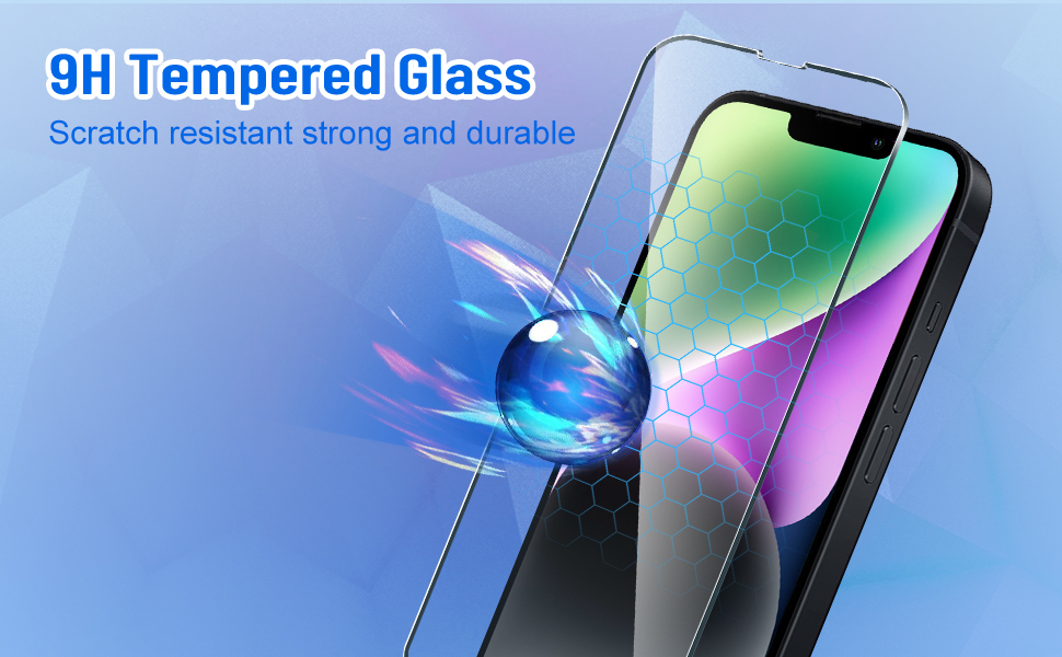 TQLGY for iPhone 14 Screen Protector, Screen Protector for iPhone 14