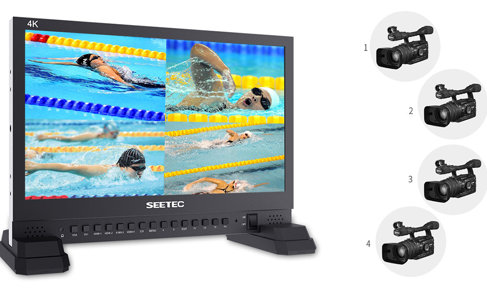 15.6インチ FHD 1080P HDR モニター Amazon.co.jp: SEETEC 4K156-9HSD 15.6インチIPS 3G SDI放送